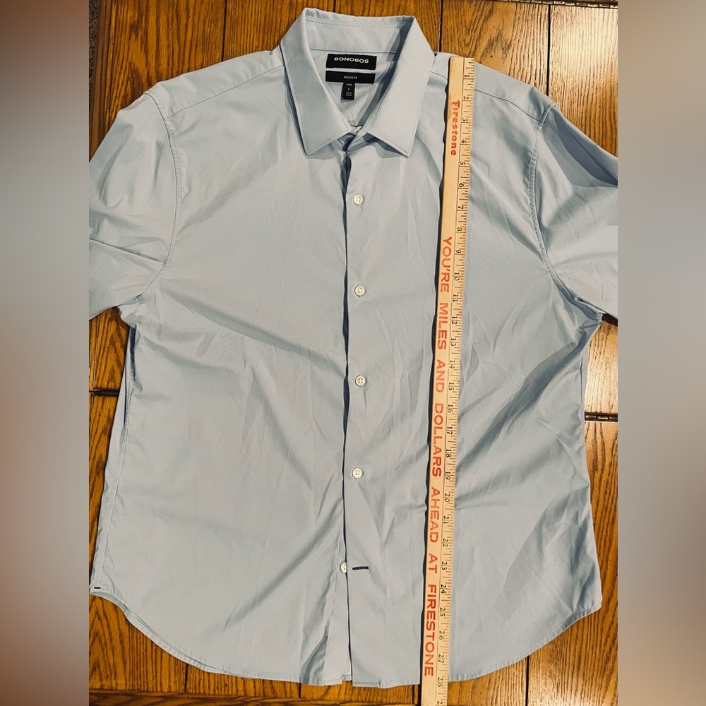 Euc Bonobos Tech Button Down Light Blue, Athletic… - image 2